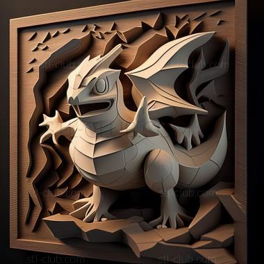 3D model Pokemon Black and White anime (STL)